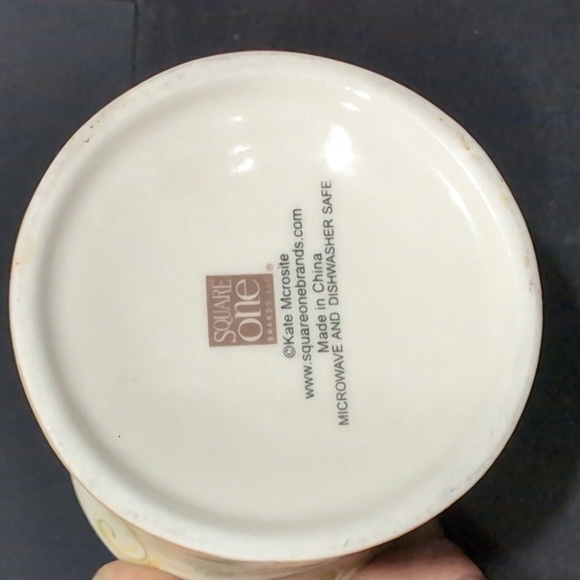 Square One,Kate Mcrosite Set Of 3 Nature's Nest Joy,Hope,Love Coffee Mugs. - Picture 12 of 14